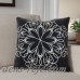 The Holiday Aisle Decorative Snowflake Print Outdoor Throw Pillow HLDY1527